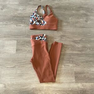 LINC Active Sports Bra and Leggings Set S/M